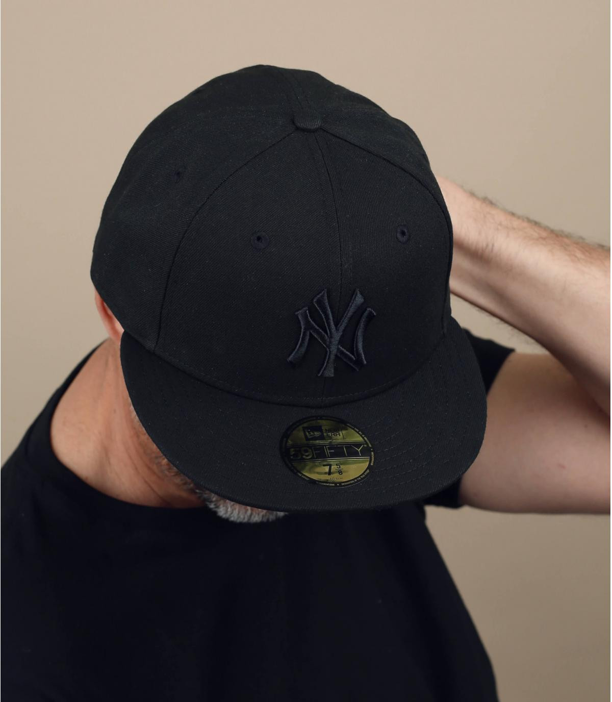 casquette Ny black Casquette NY 59fifty noir noir